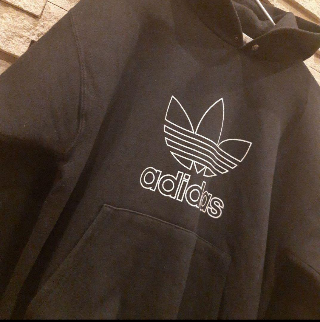 adidas90s,アディダスオリジナルスパーカースウェット万国旗タグ　USA製