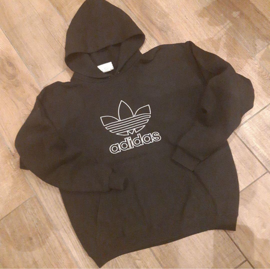adidas90s,アディダスオリジナルスパーカースウェット万国旗タグ　USA製