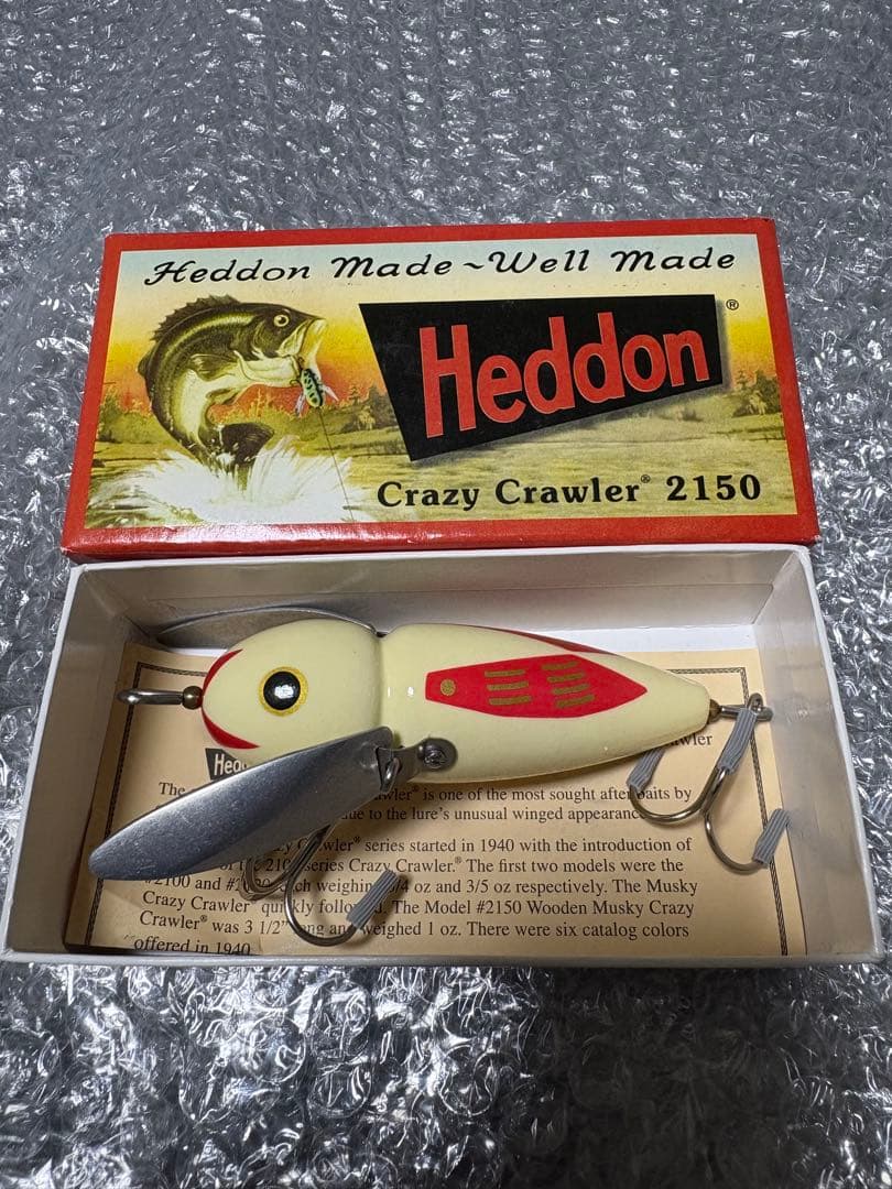 ヘドン　マスキークレイジークローラー　新品 希少　NIB HEDDON ルアー