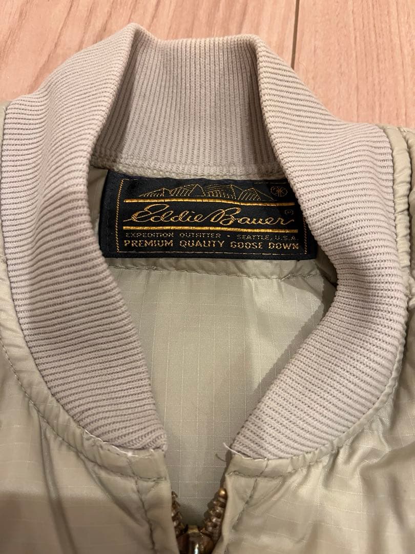 美品　エディバウアー　柴田ひかり　ダウンベスト　黒タグ　Eddie Bauer