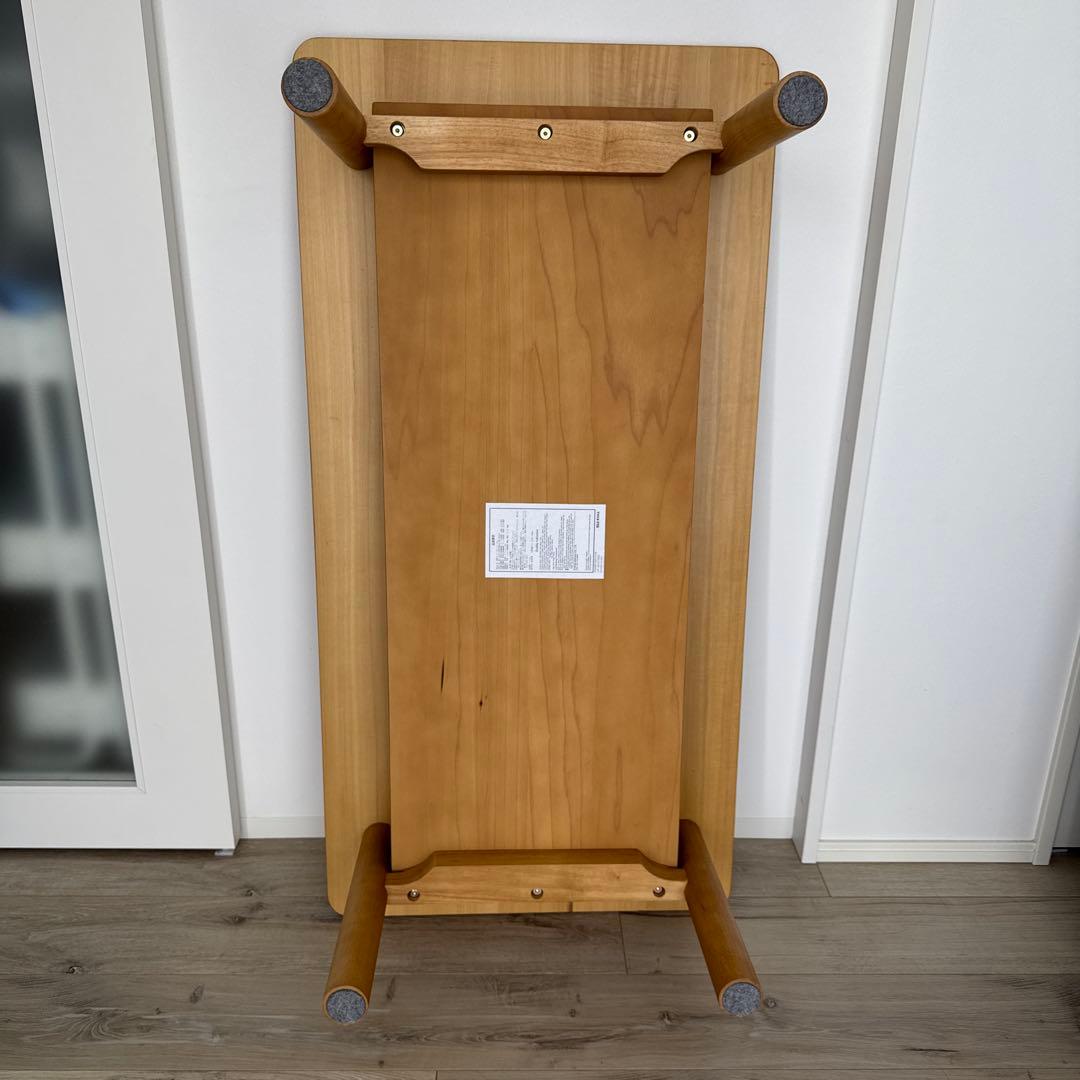 無印良品　木製ローテーブル　オーク材　廃盤品