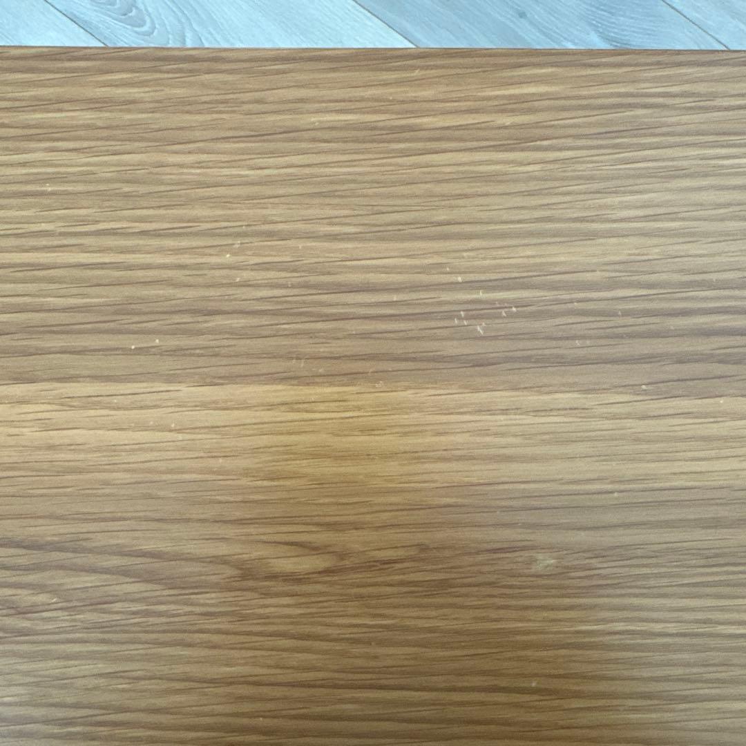 無印良品　木製ローテーブル　オーク材　廃盤品