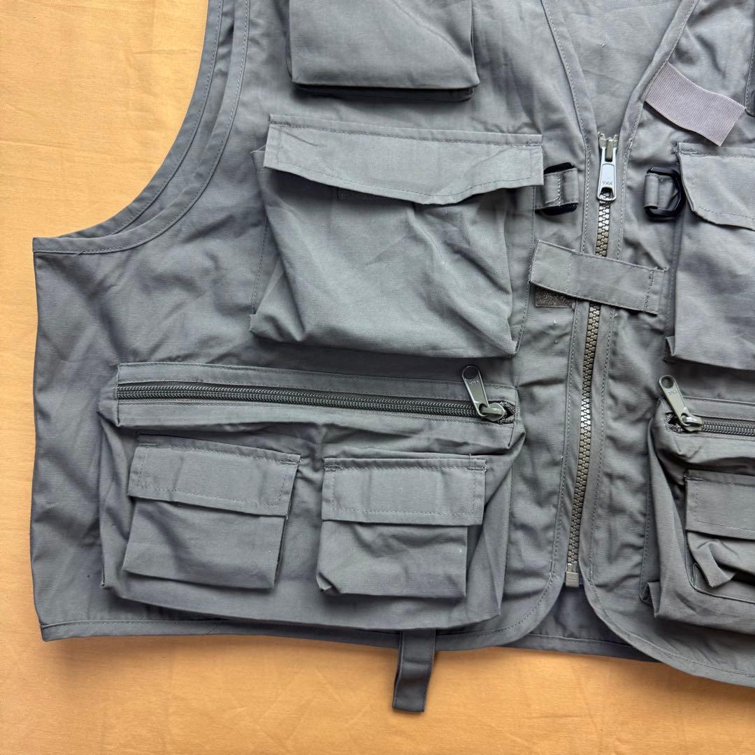 美品　ORVIS Fishing Vest フィッシングベスト　カーキ　Lサイズ