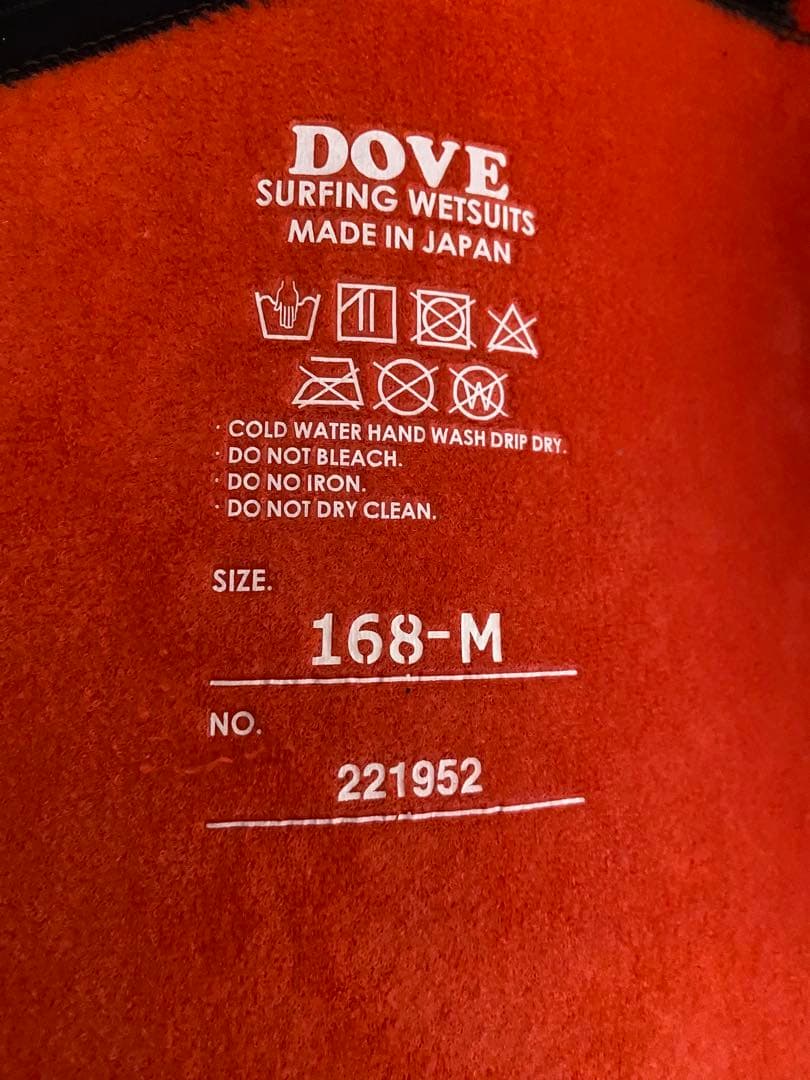 ダブ doveウェットセミドライ4×3美品1シーズン10回程度