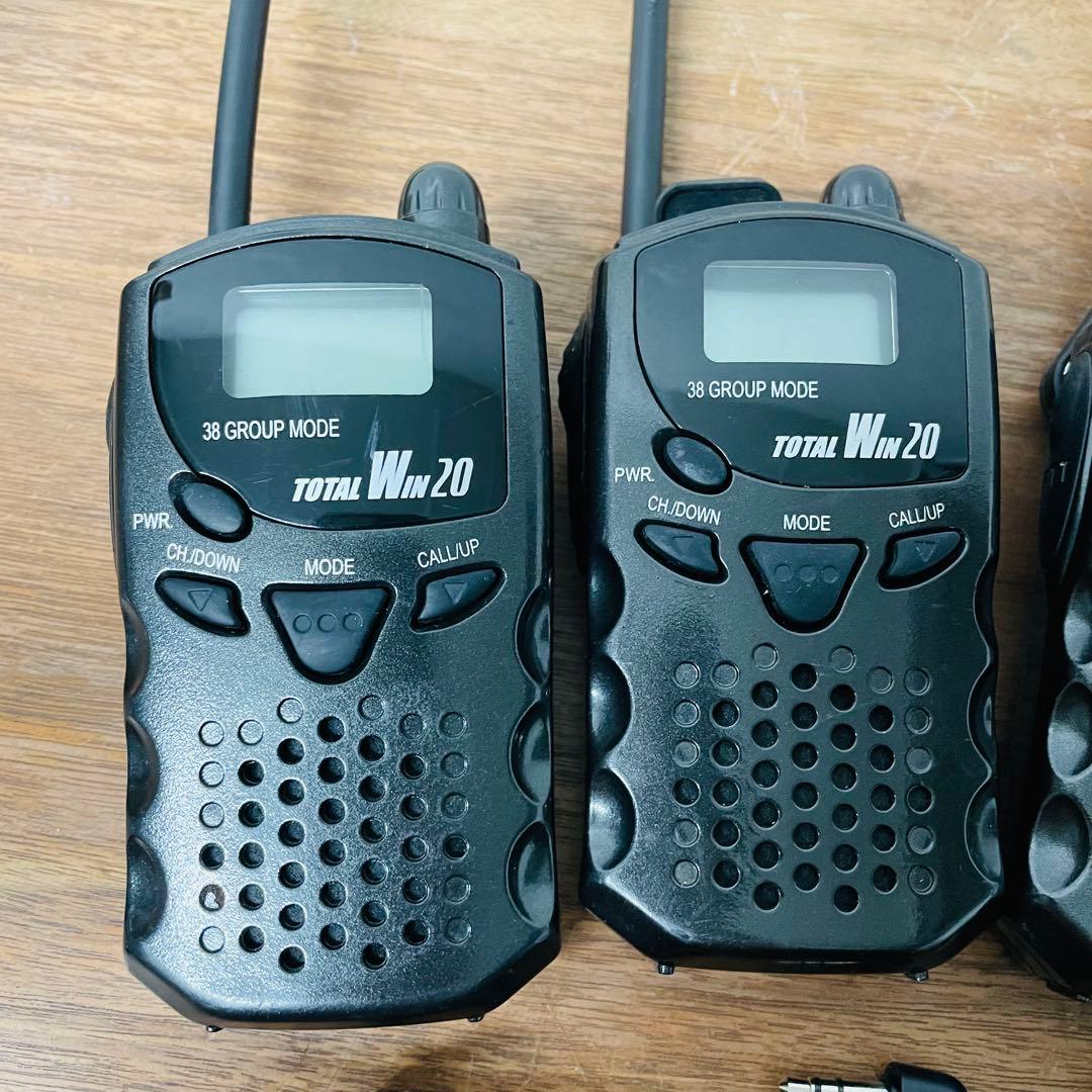 トランシーバー TOTALWIN T-707　4台セット　動作良好