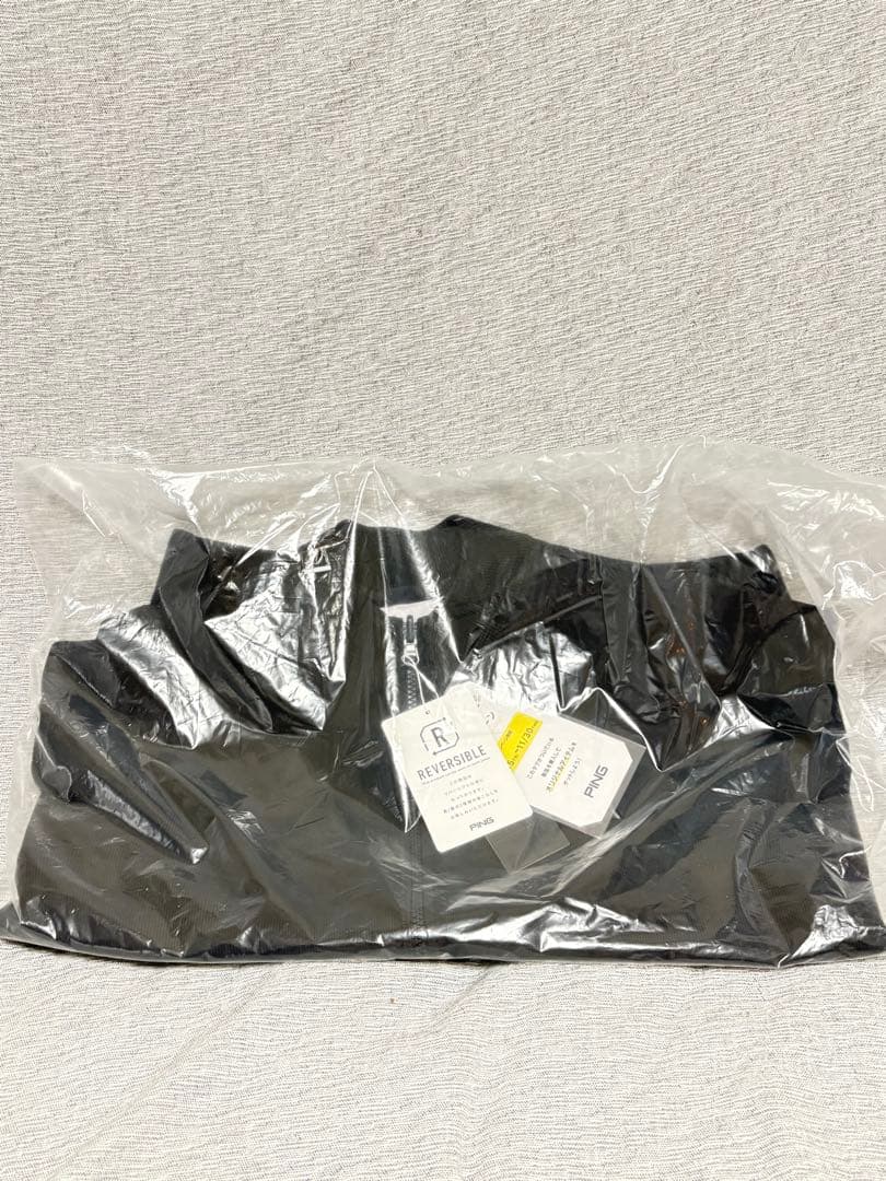 M ☆新品☆ ピン ニットブルゾン リバーシブル　レディース　ゴルフ　ブラック