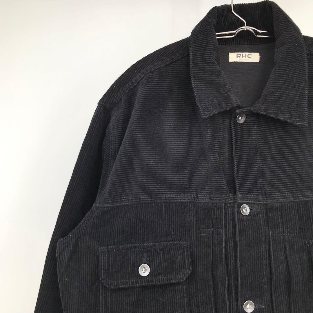 ロンハーマン　トラッカージャケット　XL ブラック　コーデュロイ
