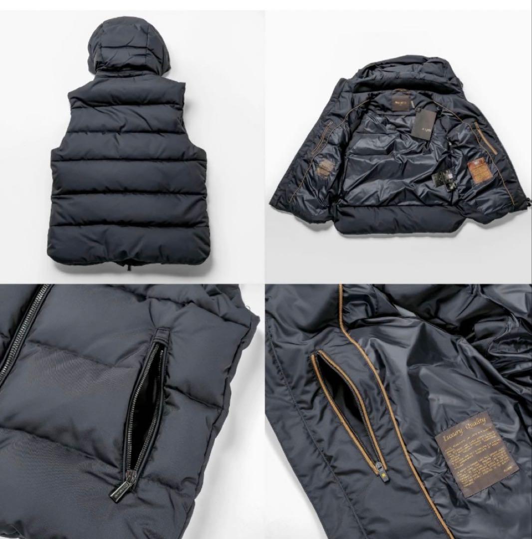 ムーレー MOORER FIRE-WK ダウンベスト25AW ／ダークネイビー