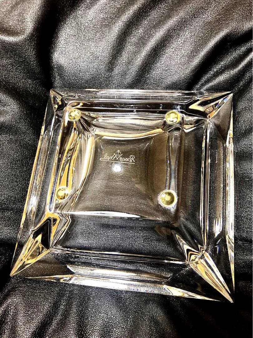 BVLGARI Rosenthal クリスタル　灰皿 小物入れ