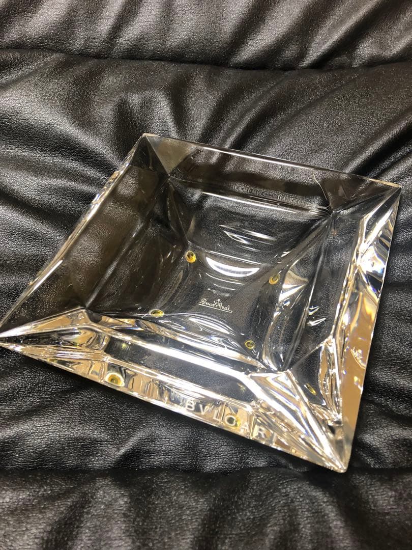 BVLGARI Rosenthal クリスタル　灰皿 小物入れ