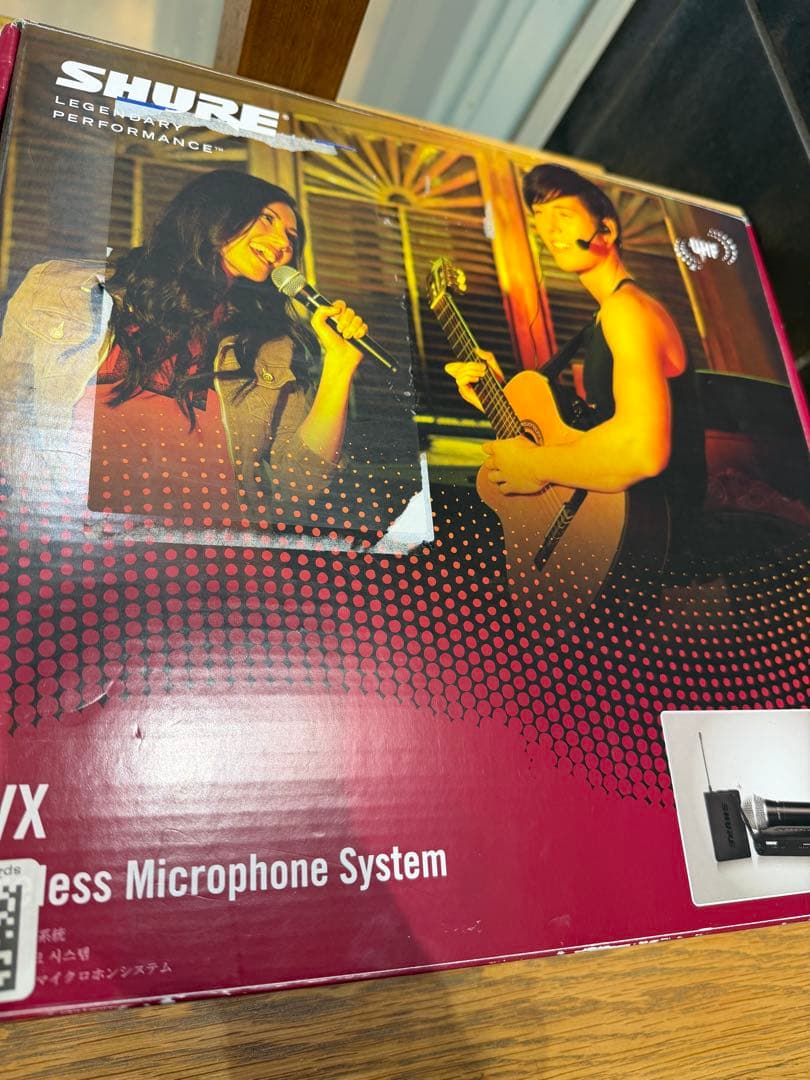 【美品】Shure SVX ワイヤレスマイク PG58