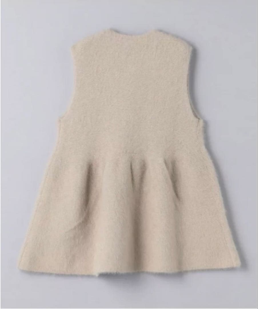 アリス　UNITED ARROWS フォックスカシミヤ フリル ベスト