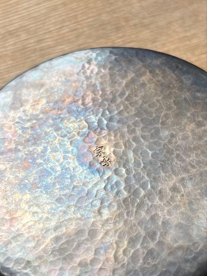 【骨董品】ボンボニエール 鎚目 槌目打ち