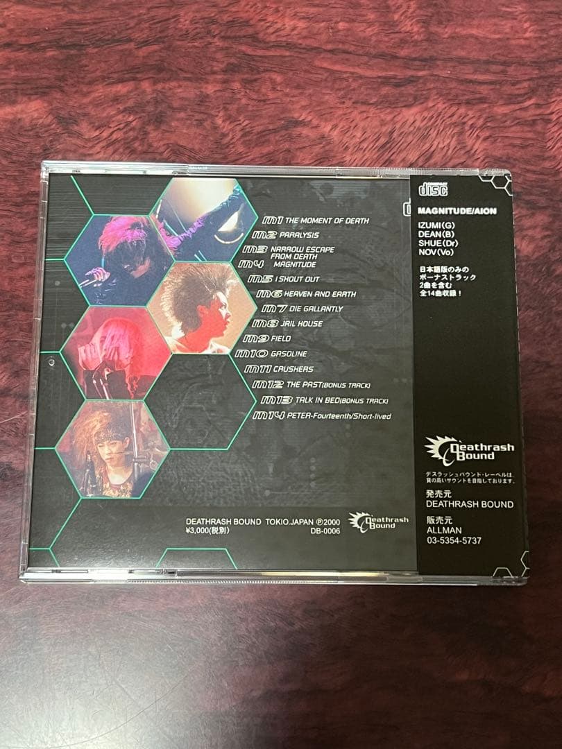 AION MAGNITUDE 日本語バージョン　マグニチュード　廃盤　レア