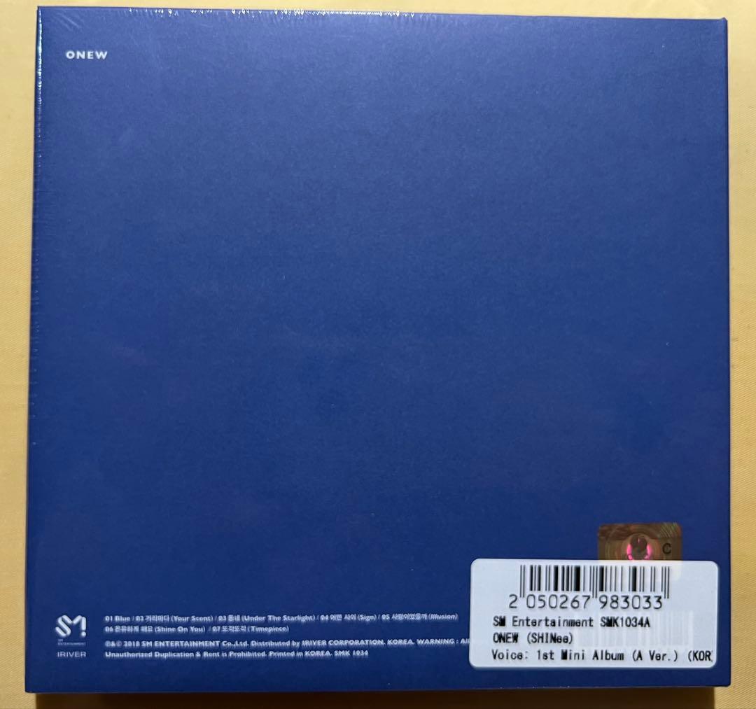新品未開封 SHINee オニュ ONEW VOICE 青Ver.