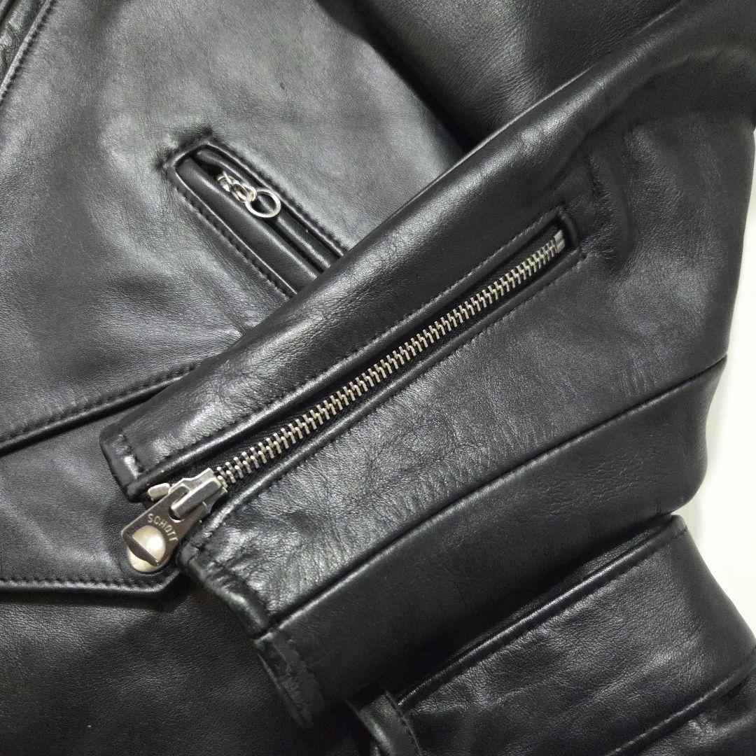 美品 schott 613US 現行 38 ワンスター ダブルライダース