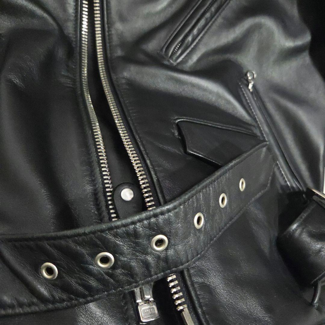 美品 schott 613US 現行 38 ワンスター ダブルライダース