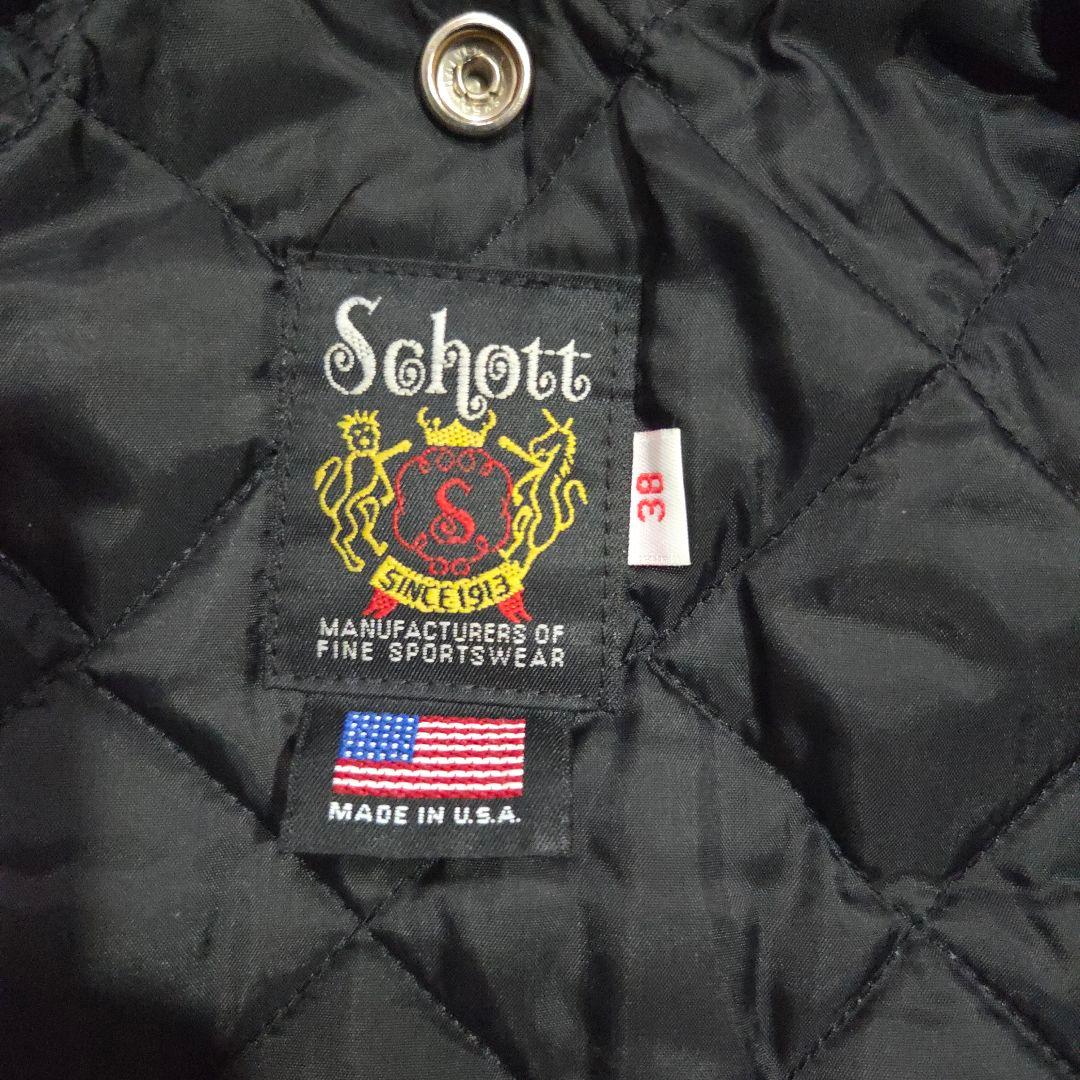 美品 schott 613US 現行 38 ワンスター ダブルライダース