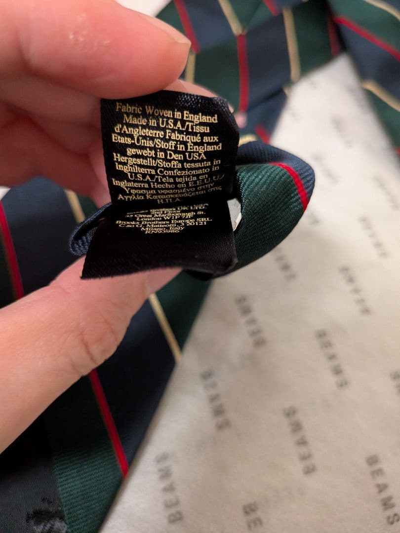 Brooks Brothers アーガイルサザーランドストライプ ネクタイ