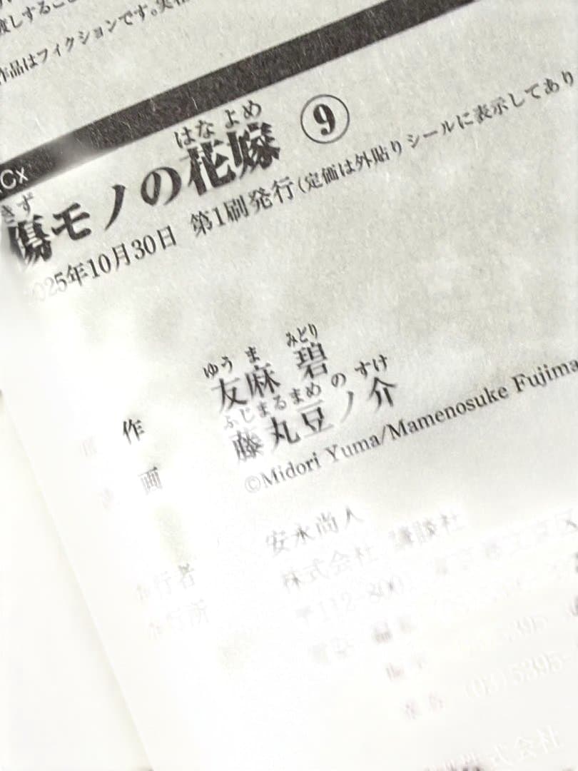 傷モノの花嫁 10巻セット友麻碧 藤丸豆ノ介 初版