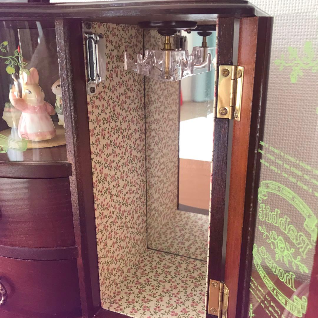 ラビットハウス　オルゴール付き宝石箱　ジュエリーボックス カントリー