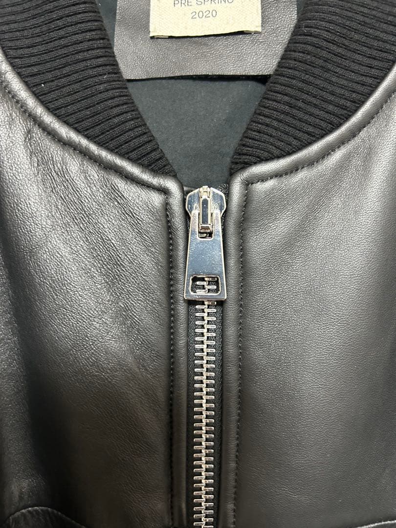 BottegaVeneta レザーブルゾン 黒 ブラック MA1 ダニエルリー