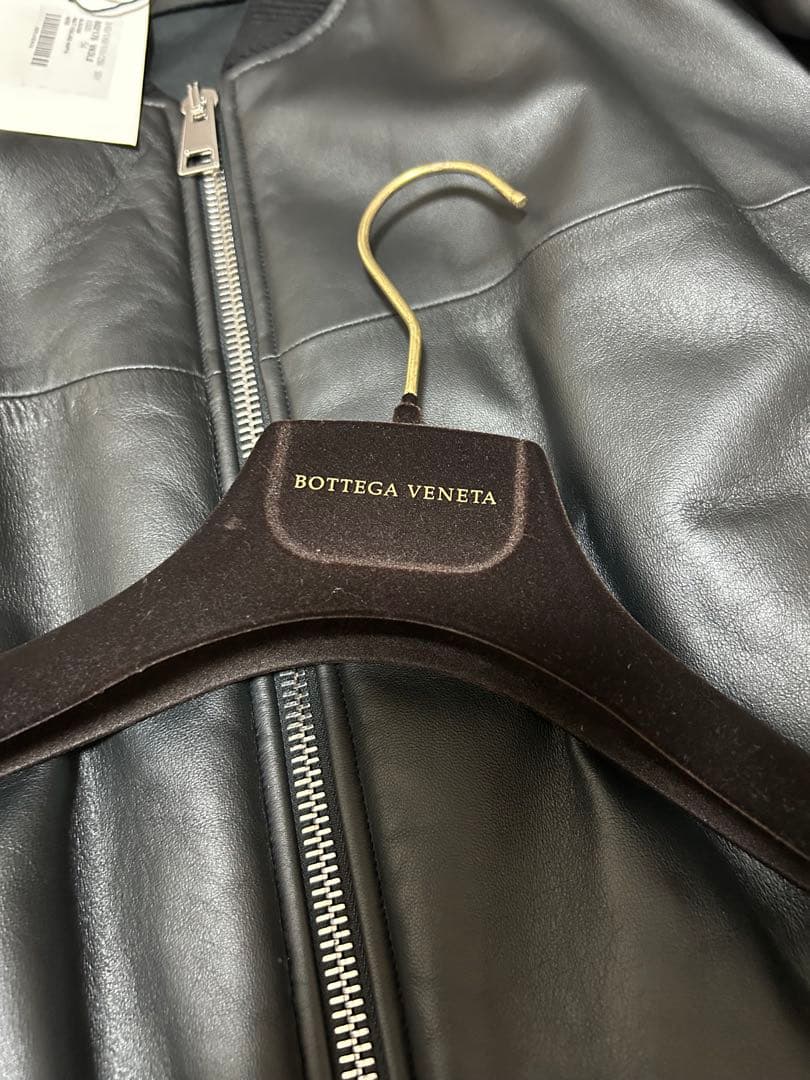 BottegaVeneta レザーブルゾン 黒 ブラック MA1 ダニエルリー