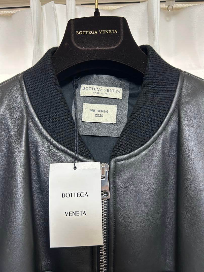 BottegaVeneta レザーブルゾン 黒 ブラック MA1 ダニエルリー