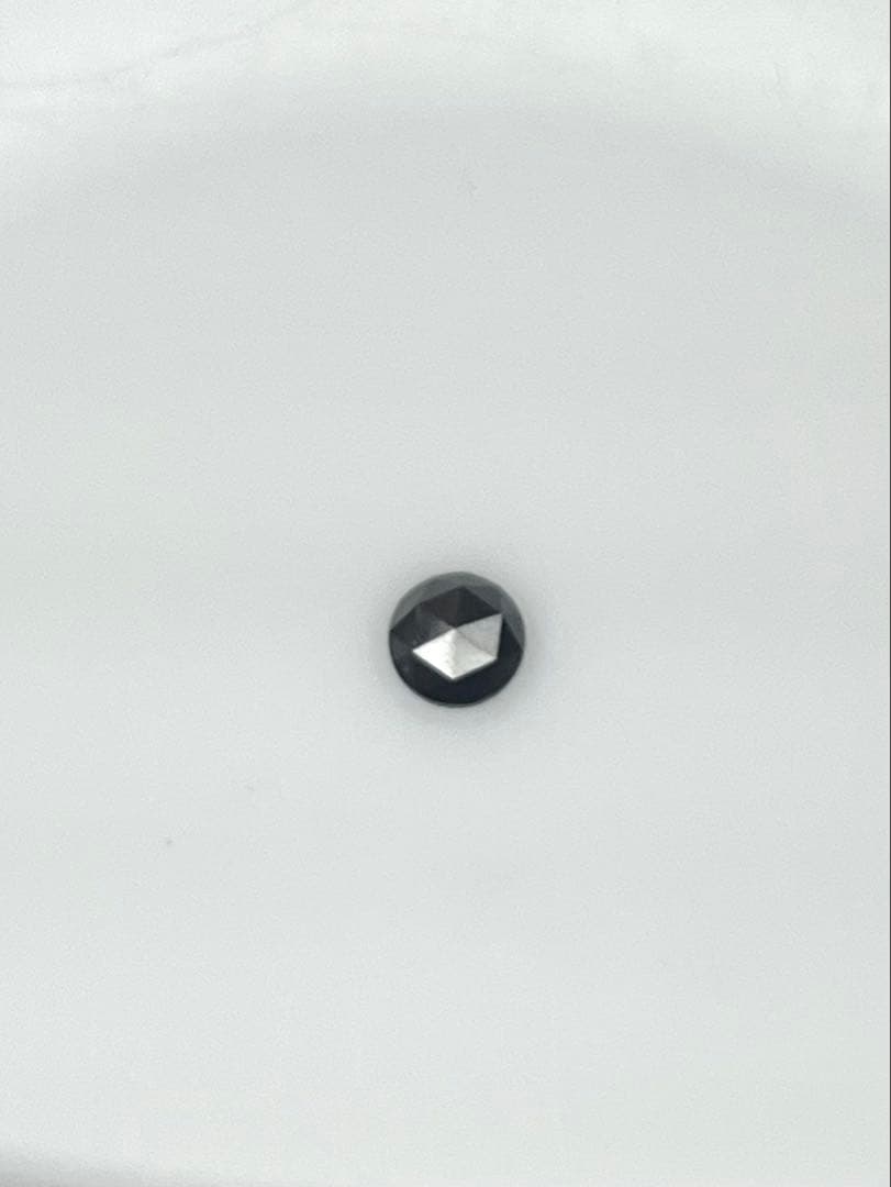 PT天然ブラックダイヤ 片耳ピアス 0.4ct