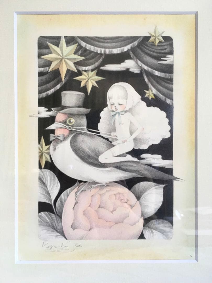 黒木こずゑ　原画　親指姫
