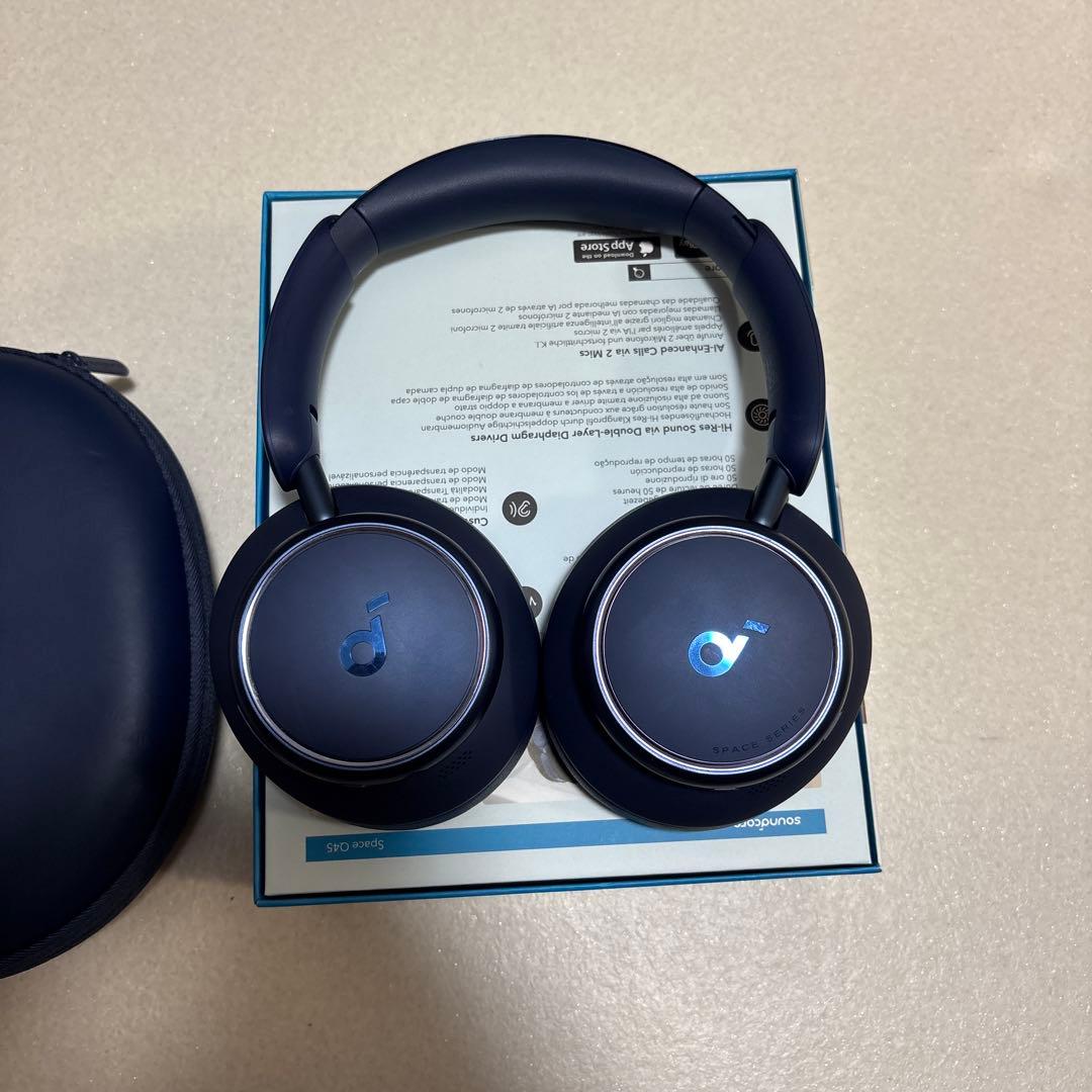 Soundcore SPACE Q45 ワイヤレスヘッドホン本体箱付き