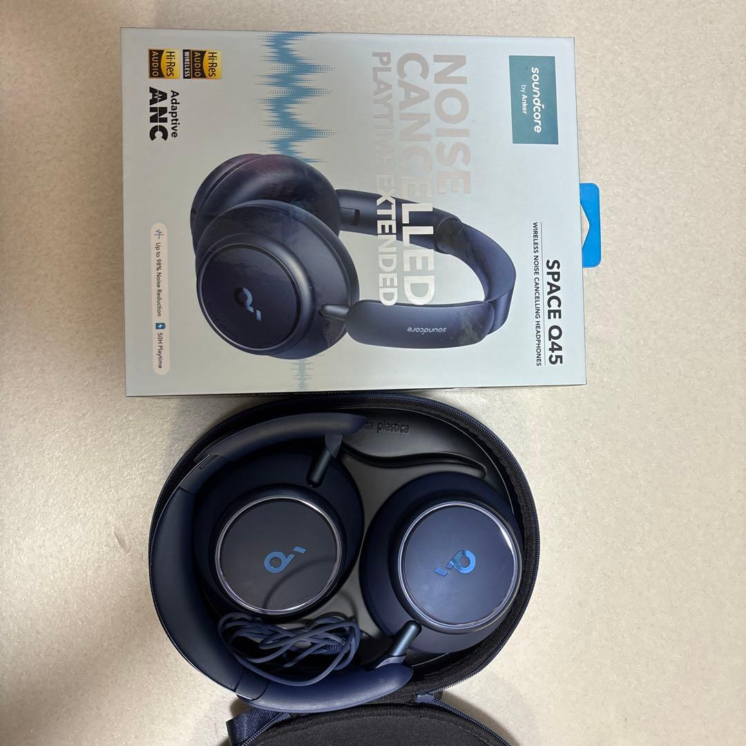Soundcore SPACE Q45 ワイヤレスヘッドホン本体箱付き