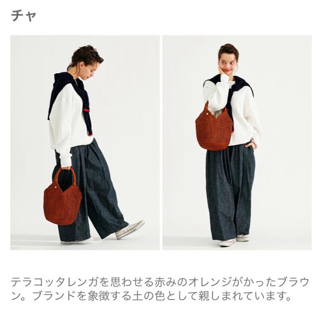 genten ゲンテン　ペッレジェンマ　茶　チャ