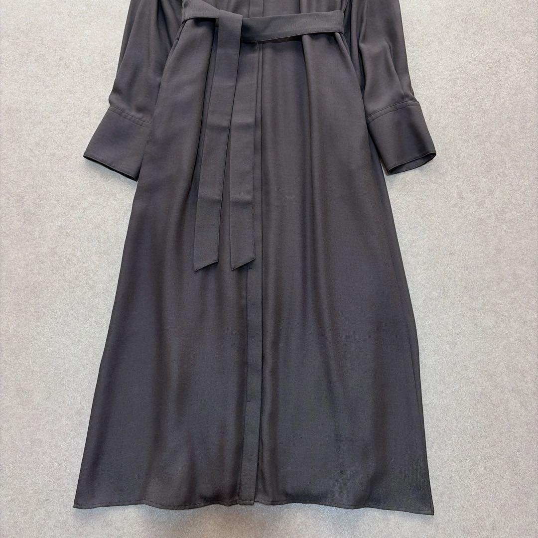 23区♡ウールシアービエラ ワンピース バックプリーツ ベルト付き インナー付き