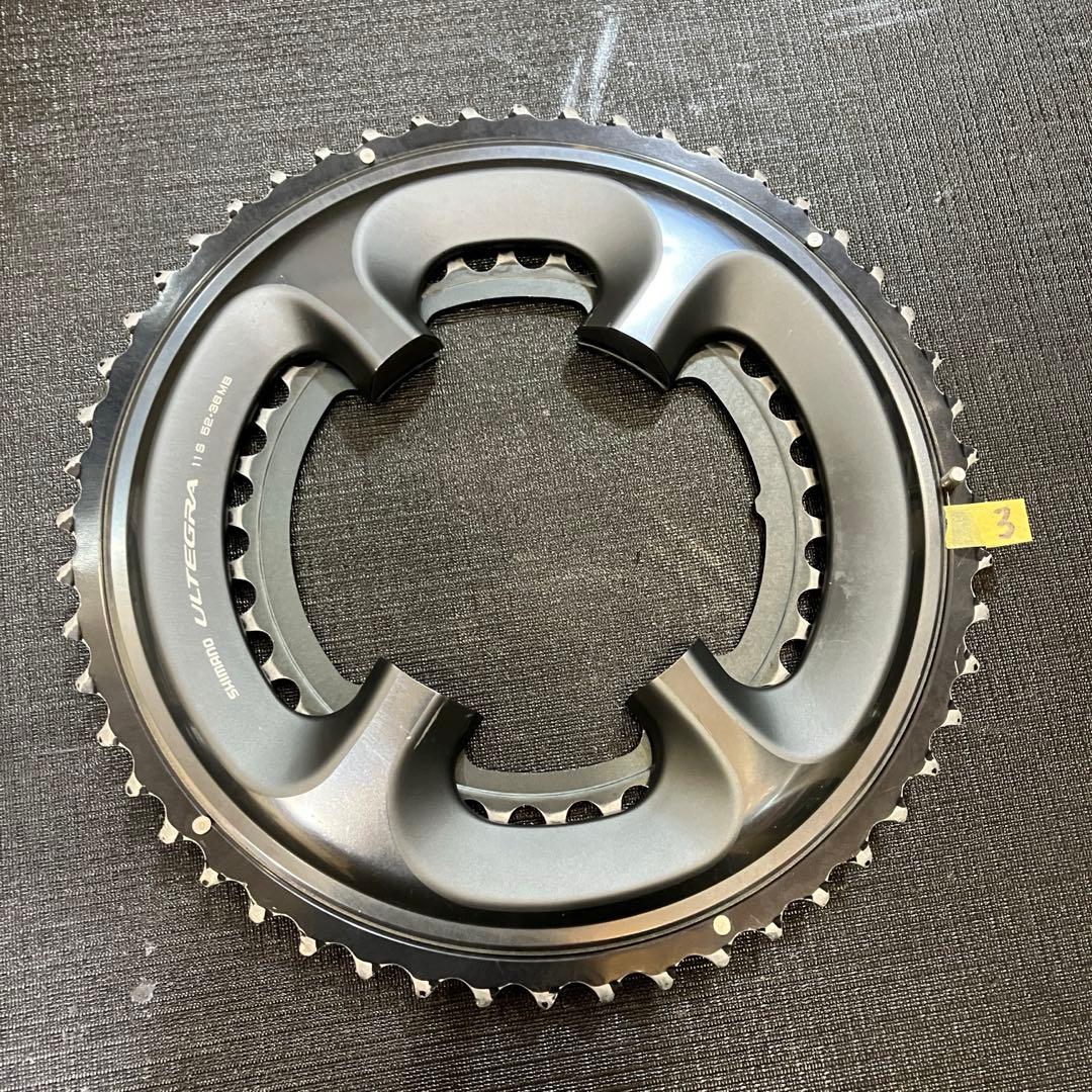 シマノ アルテグラ 6800用 チェーンリング 52-34T 11S 中古品
