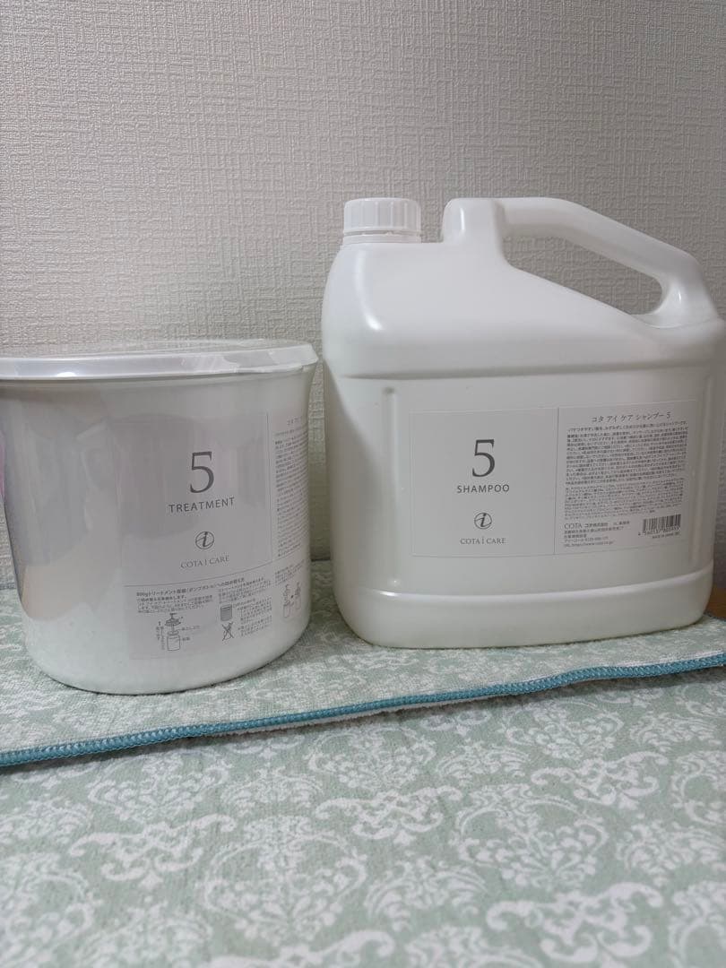 え*な様 出品最後です！COTA 5番シャンプー5L トリートメント3kg