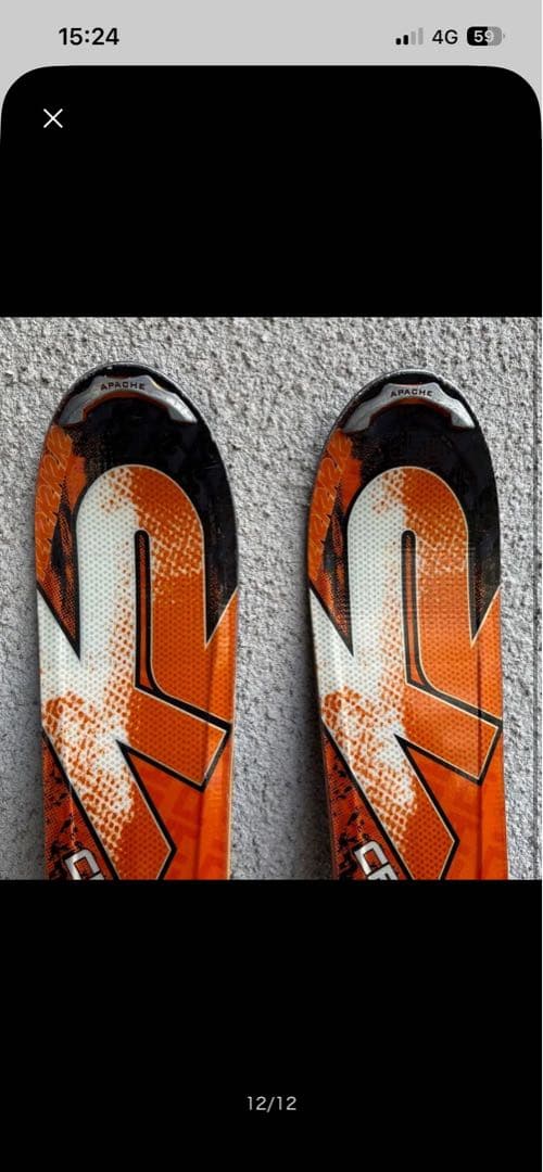 スキー板　K2 APACHE Crossfire サイズ170cm