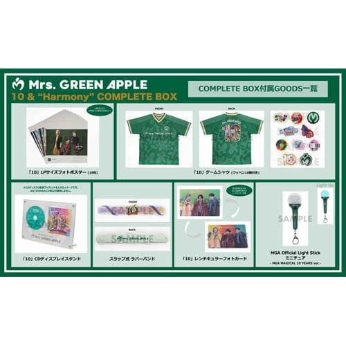 10 & “Harmony” COMPLETE BOX／CD+3DVD+グッズ