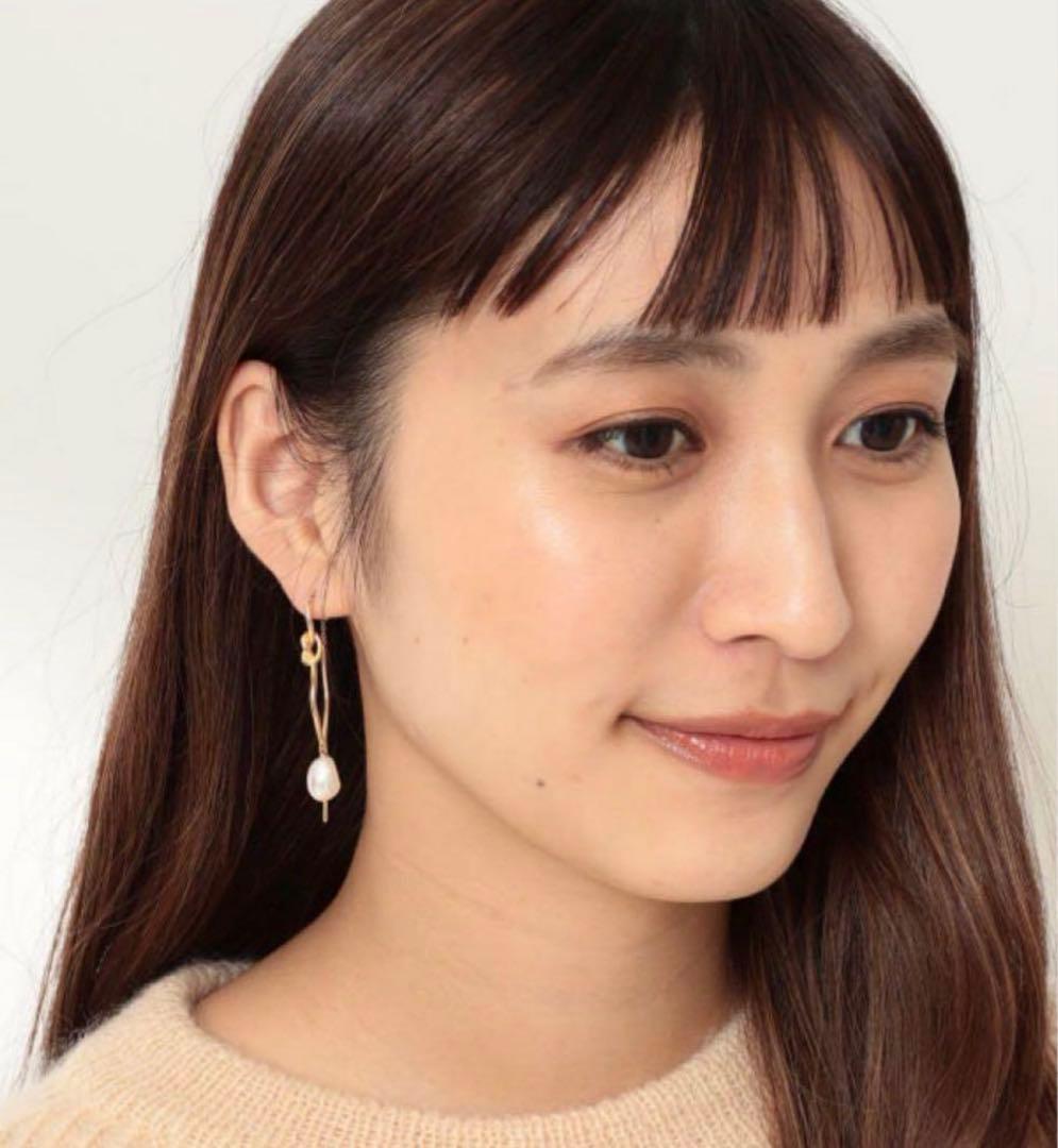 別注BEAMS MARIA BLACK CINOH パール ピアス 片耳