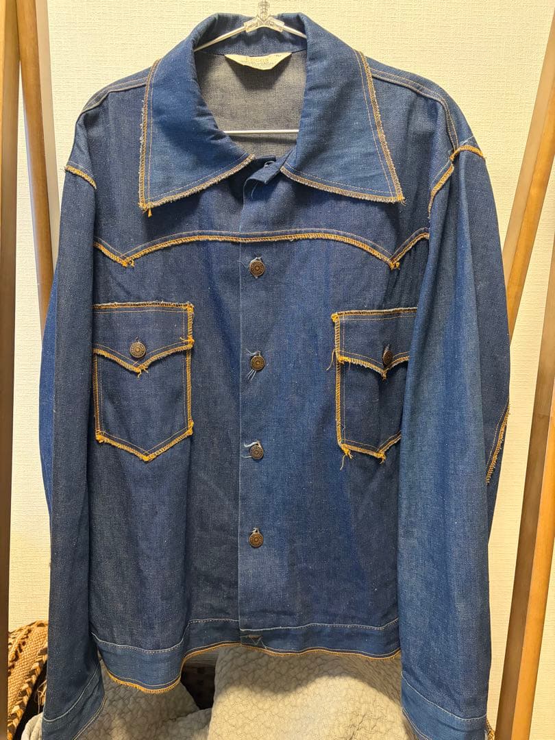 70s MR LEGGS ウエスタンデニムジャケット XL USA製