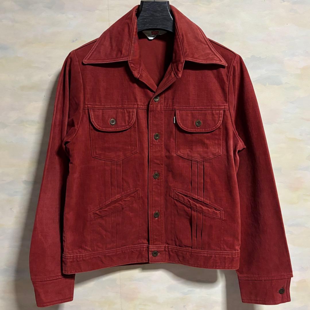 70s Levi's パナテラ トラッカージャケット モールスキン コットン