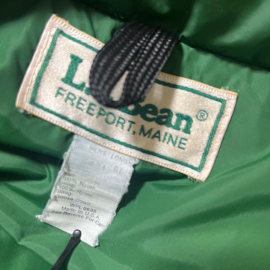 L.L.Bean グリーンダウンベスト