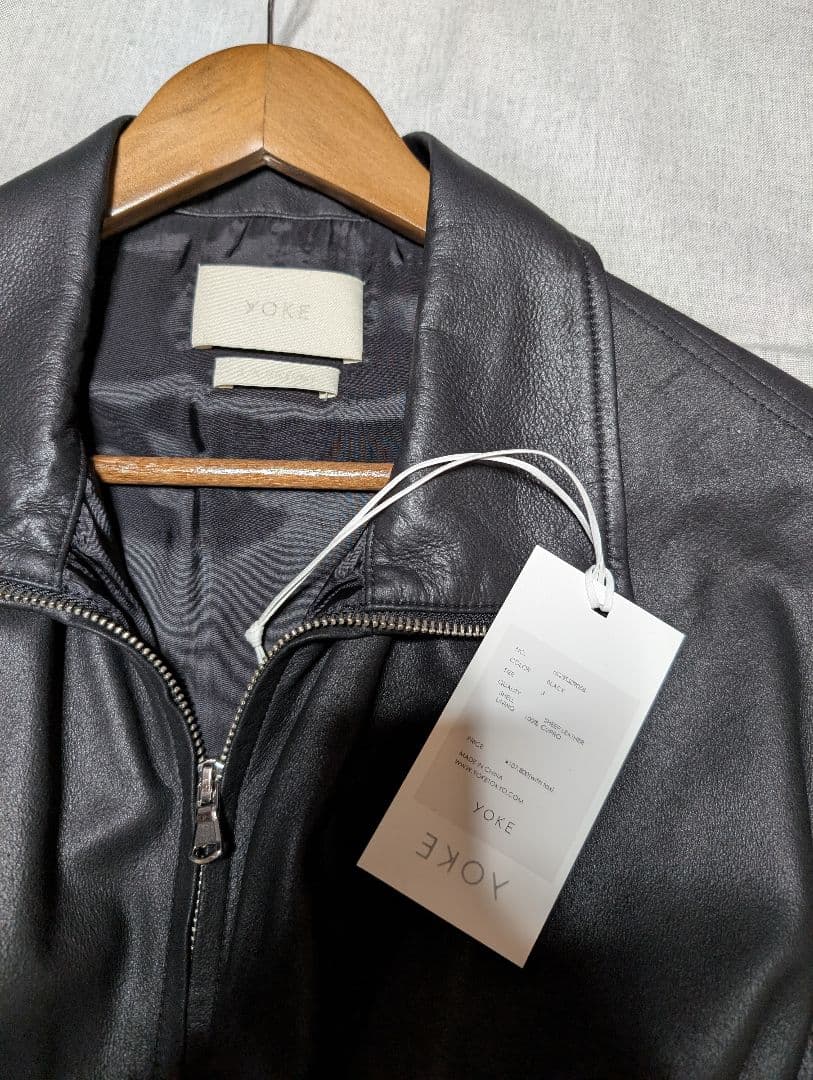 ジャケット・アウター 25SS YOKE LEATHER TRAINING JACKET 3