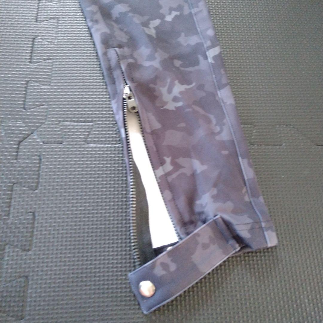(希少品)GVAPI グアピ　カモ柄 スポーツ ジャージトラック パンツ黒グレー