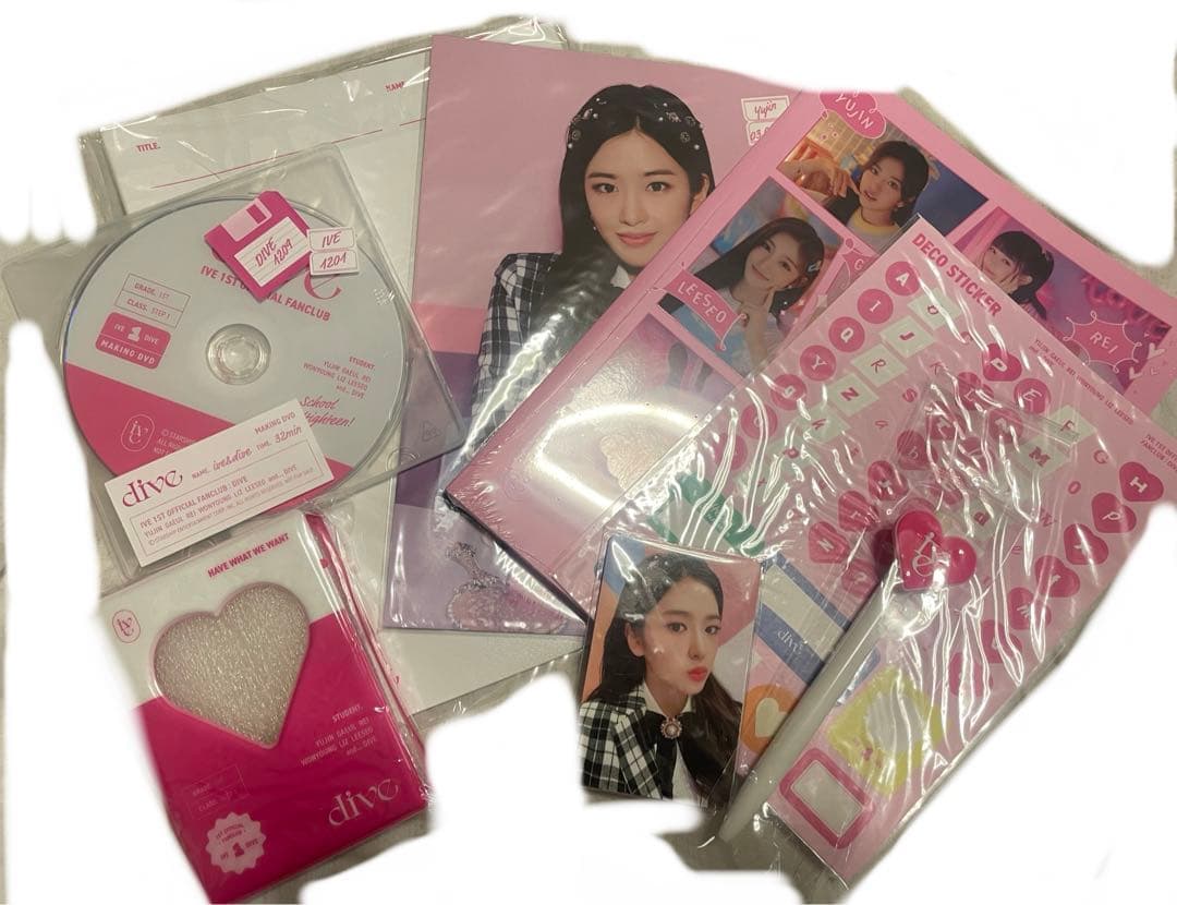 IVE 1ST OFFICIAL FANCLUB DIVE FCキット　1期