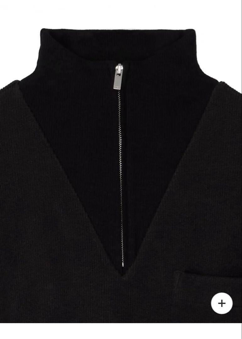 ワンピース AmeriVINTAGE UND HALF ZIP SWEAT DRESS