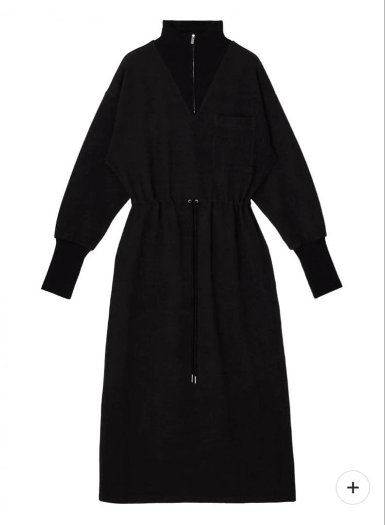 ワンピース AmeriVINTAGE UND HALF ZIP SWEAT DRESS