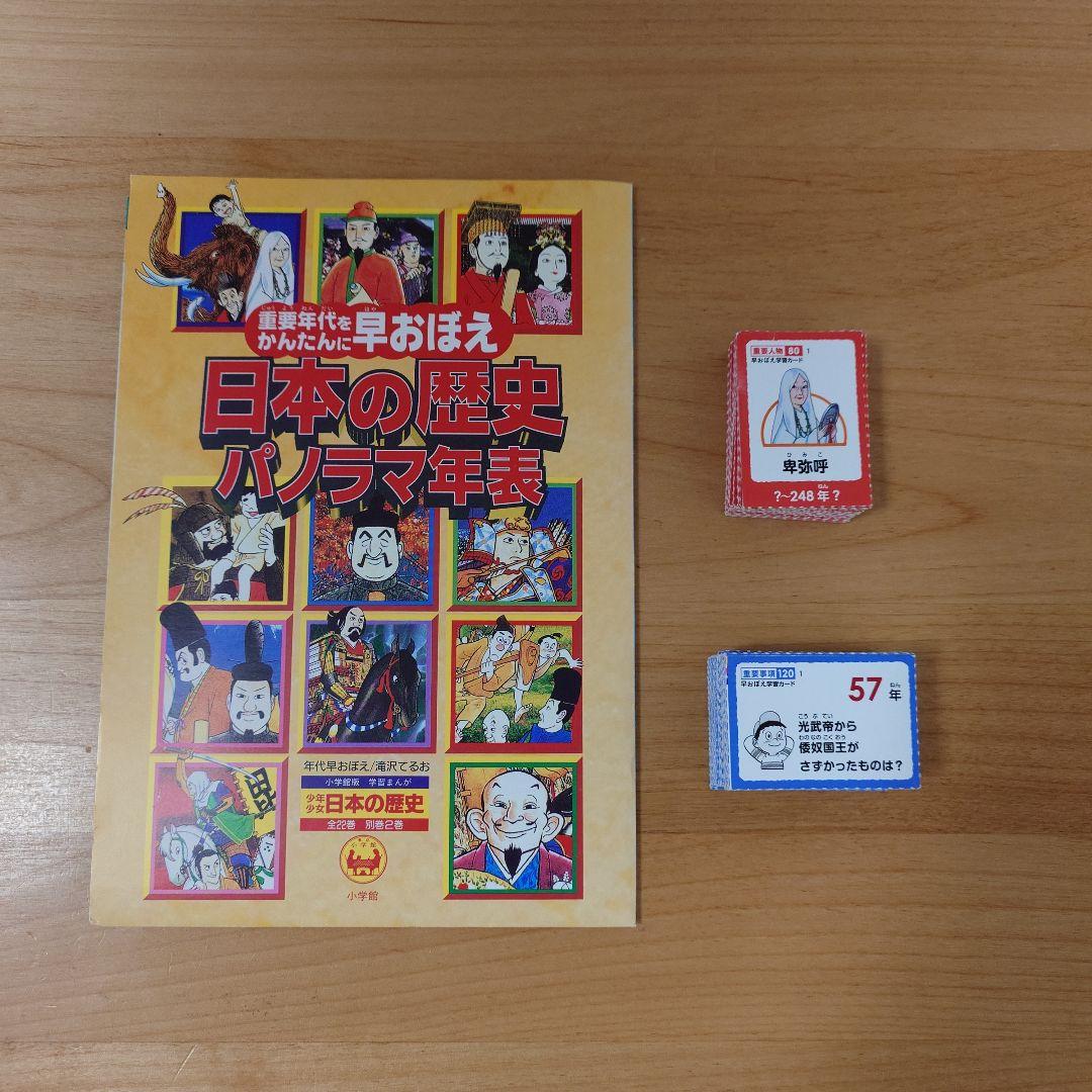 【美品】小学館 日本の歴史 全24巻 パノラマ年表 学習カード付 ポケでる歴史他
