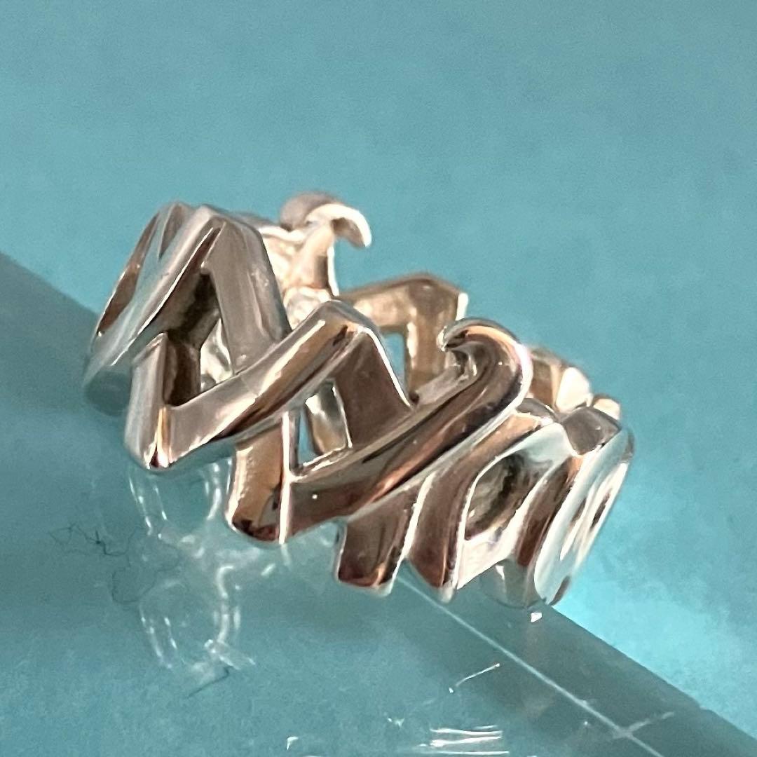 TIFFANY＆Co ティファニー パロマピカソ ラブ＆キス リング 約11号