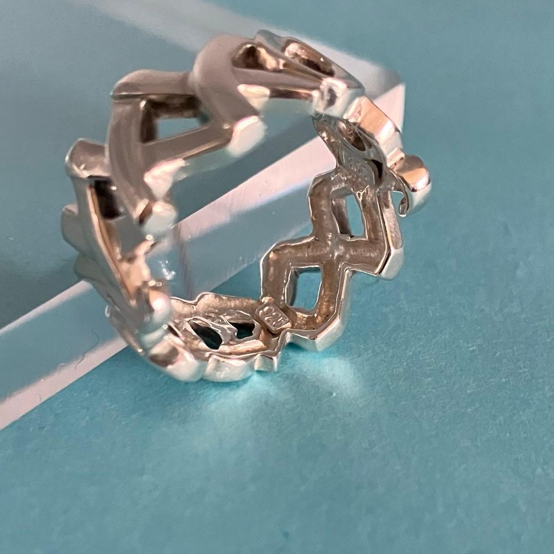 TIFFANY＆Co ティファニー パロマピカソ ラブ＆キス リング 約11号